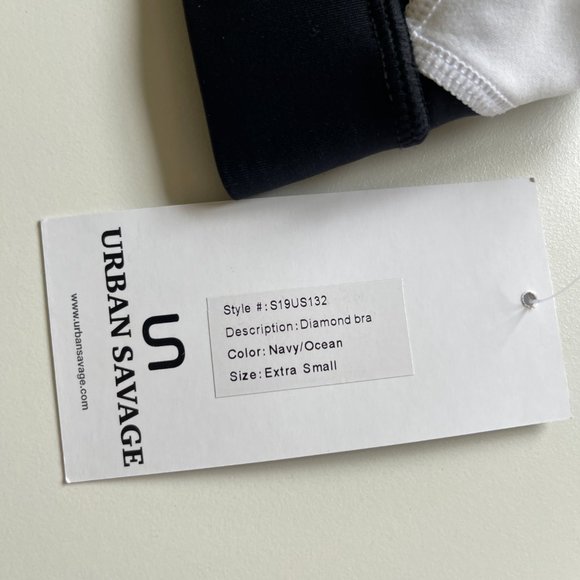 URBAN SAVAGE Color Block Diamond Legging + Bra Set / NWT - Picture 11 of 16